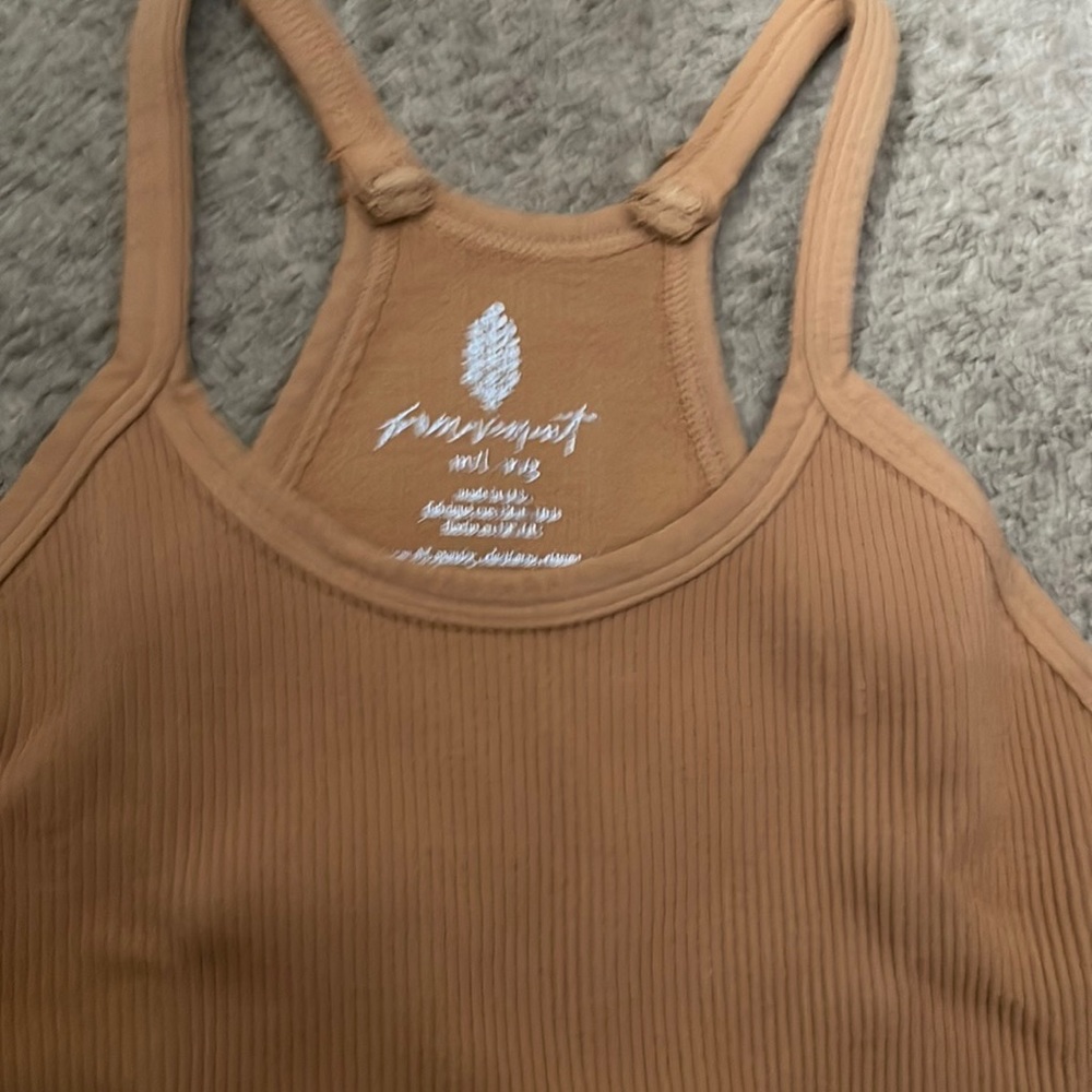 NWOT! FREE PEOPLE Happiness Runs Crop Tank! - Picture 2 of 3